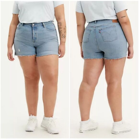 Levi's 501 Denim Shorts - Picture 1 of 7